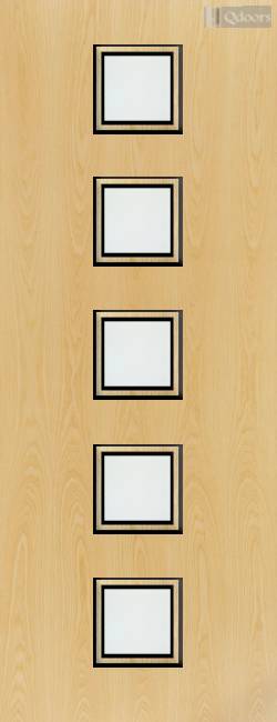 Ash Veneer - 10G - Glazed Fire Door FD30