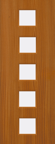 Sapele Veneer - 10G - Glazed Door (FD30)