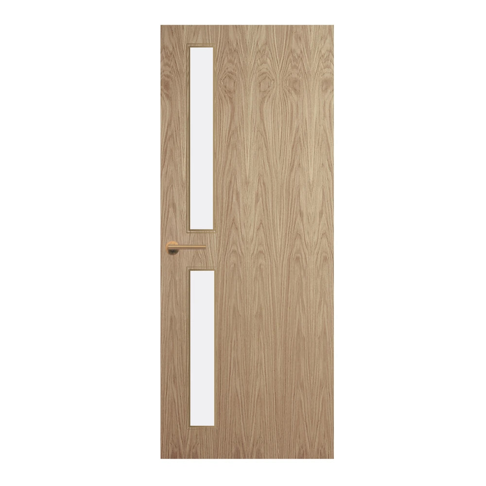 Oak Veneer 16G Glazed FD30 Fire Door