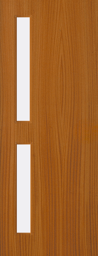 Sapele Veneer - 16G - Glazed Door (FD30)