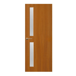 Sapele Veneer - 16G - Glazed Door (FD30)