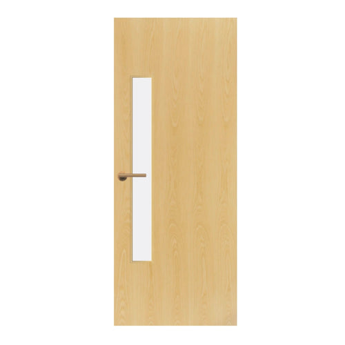 Ash Veneer - 18G - Glazed Door (FD30)