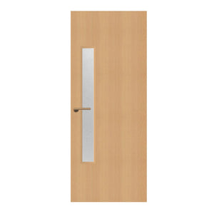 Beech Veneer - 18G - Glazed Door (FD30)