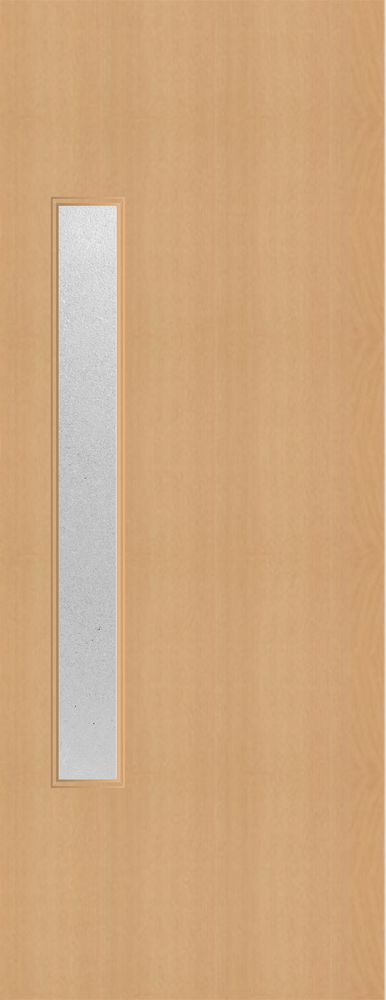 Beech Veneer - 18G - Glazed Door (FD30)