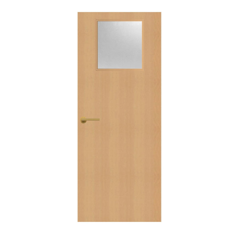 Beech Veneer - 1G - Glazed Door (FD30)