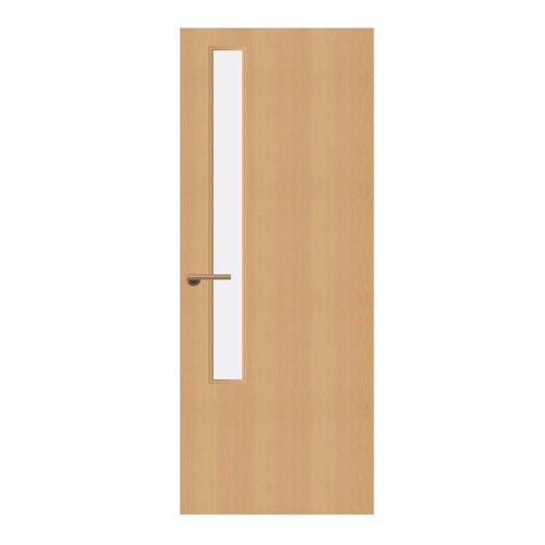 Beech Veneer - 20G - Glazed Door (FD30)