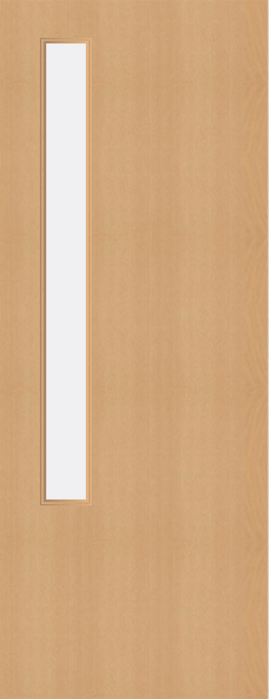 Beech Veneer - 20G - Glazed Door (FD30)