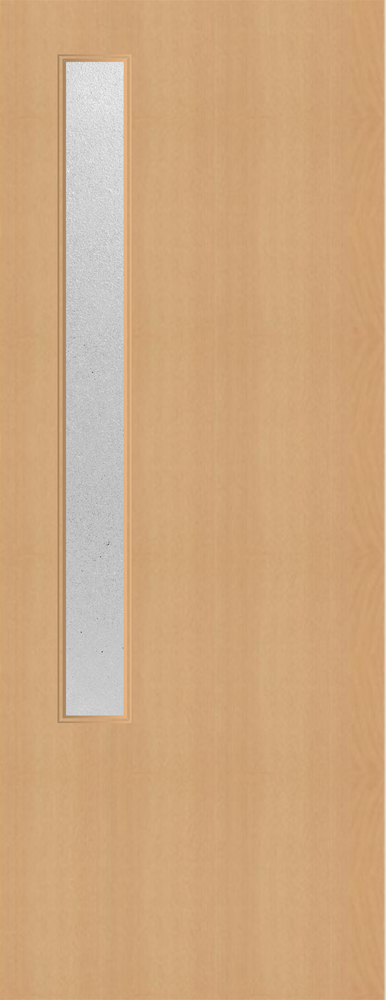 Beech Veneer - 20G - Glazed Door (FD30)