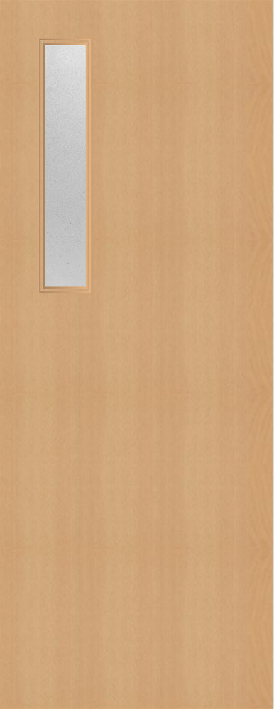 Beech Veneer - 3G - Glazed Fire Door FD60