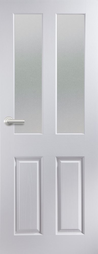 4 Panel Glazed Door Grained (T2-Panel)