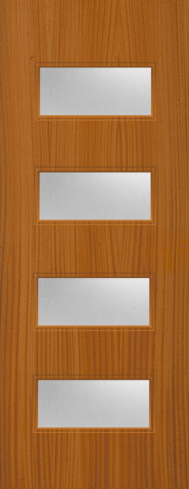 Sapele Veneer - 50G - Glazed Door (FD30)