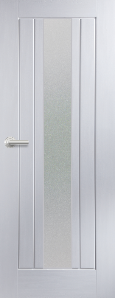 5 Panel Vertical Grained Newark - Centrally Glazed Door - FD30
