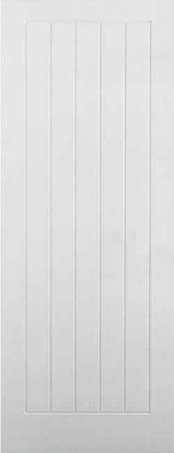 5 Panel Vertical Door FD30 Grained Newark