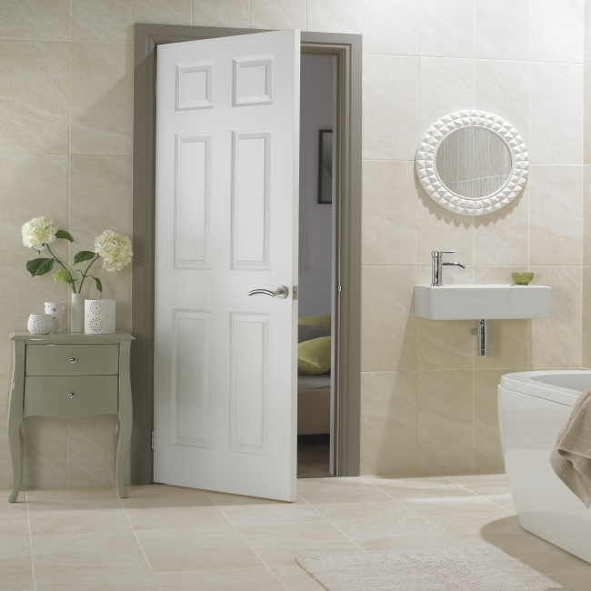 6 Panel Door Grained