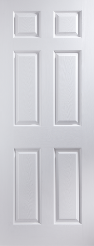 6 Panel Door FD30 Grained