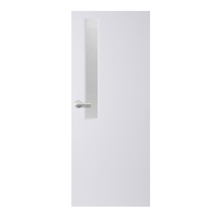 Paint Grade - 7G - Glazed Fire Door FD60