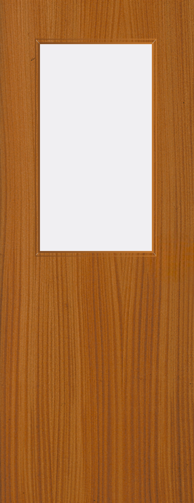 Sapele Veneer - 8G - Glazed Door (FD30)