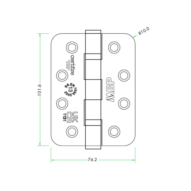 Ball Bearing Hinges scheme