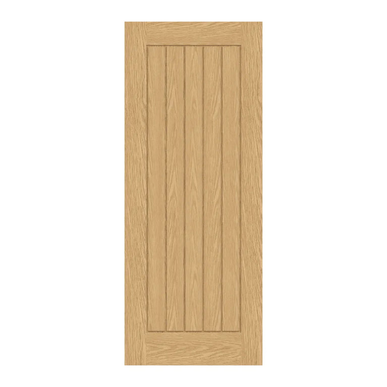 Cottage Oak FD30 Fire Door Unfinished