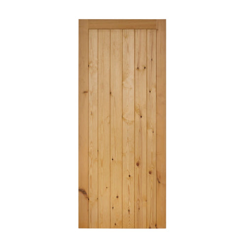 Framed Ledge and Brace Door front on a white background