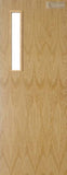 Oak Veneer - 3G - Glazed Door (FD30)