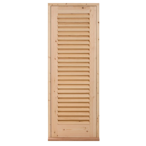 Full style Louvre Door on a white background