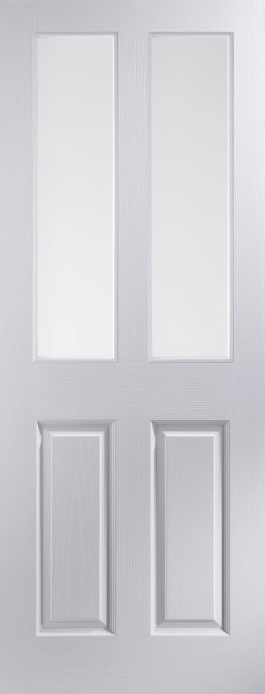 4 Panel Glazed Door FD30 Grained (T2-Panel)