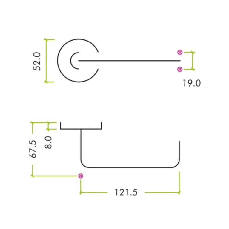 Return to Door Safety Lever Handle scheme