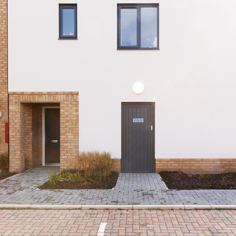 Single Hardwood FLB door Inc Frame & Cill