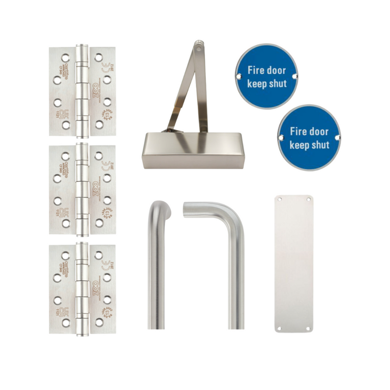 Stair Core Single Door Unlocked