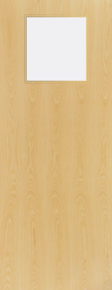 Ash Veneer - 1G - Glazed Door (FD30)