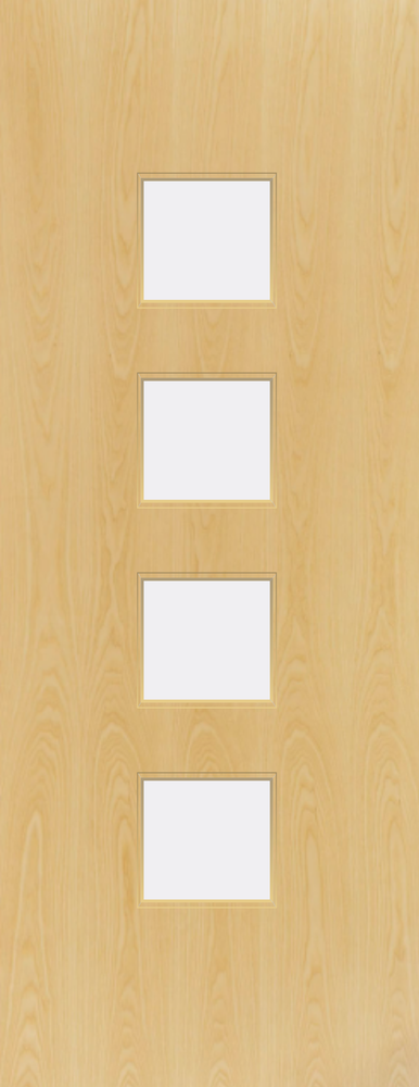 Ash Veneer - 22G - Glazed Door (FD30)