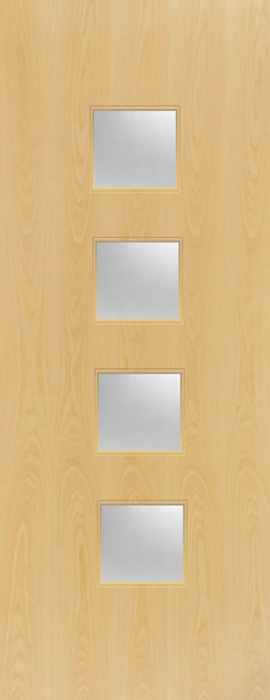 Ash Veneer - 22G - Glazed Door (FD30)