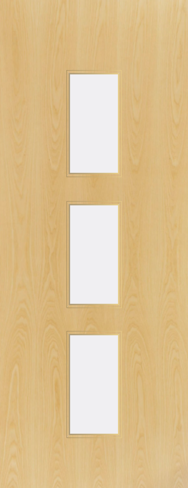 Ash Veneer - 23G - Glazed Door (FD30)