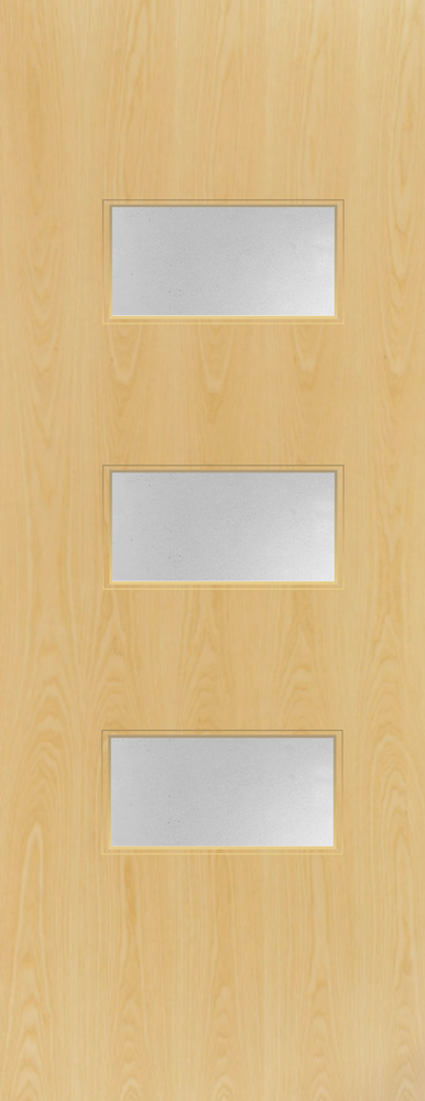 Ash Veneer - 24G - Glazed Door (FD30)
