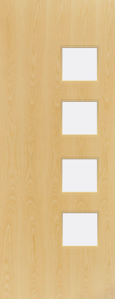 Ash Veneer - 26G - Glazed Door (FD30)