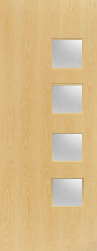 Ash Veneer - 26G - Glazed Door (FD30)