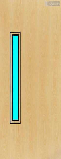 Ash Veneer - 18G - Glazed Fire Door FD30