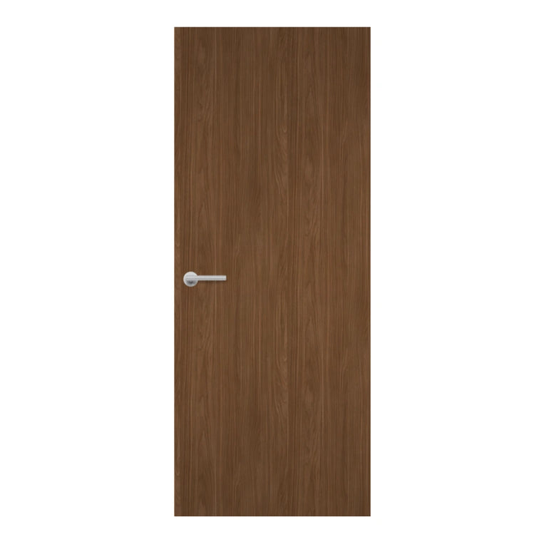 Lincoln Walnut Egger laminate door in a warm walnut tone, front view