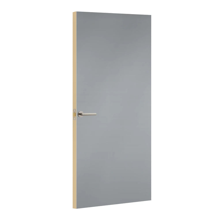 Xenon Formica laminate door, angled view with light edge lippings