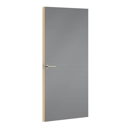 Tornado Formica laminate door, angled view with light edge lippings