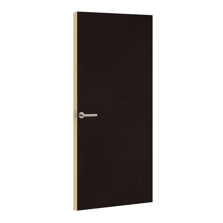 Punga Punga Wood Formica laminate door, angled view with light edge lippings