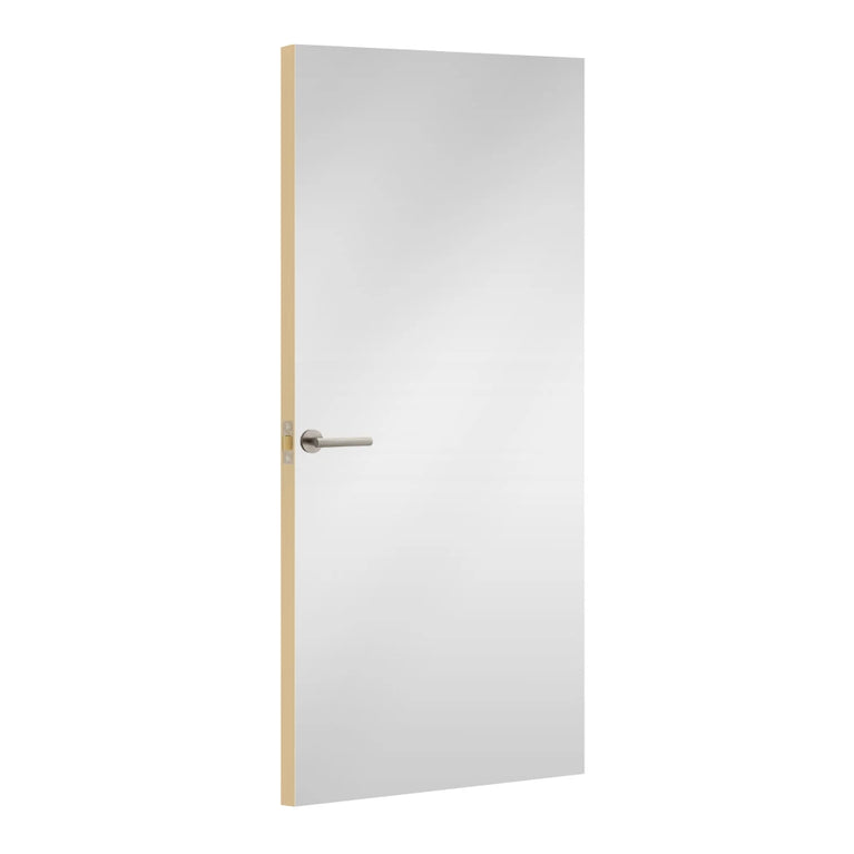 Malibu Formica laminate door, angled view with light edge lippings
