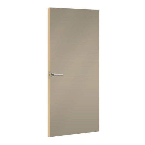 Otter Formica laminate door, angled view with light edge lippings