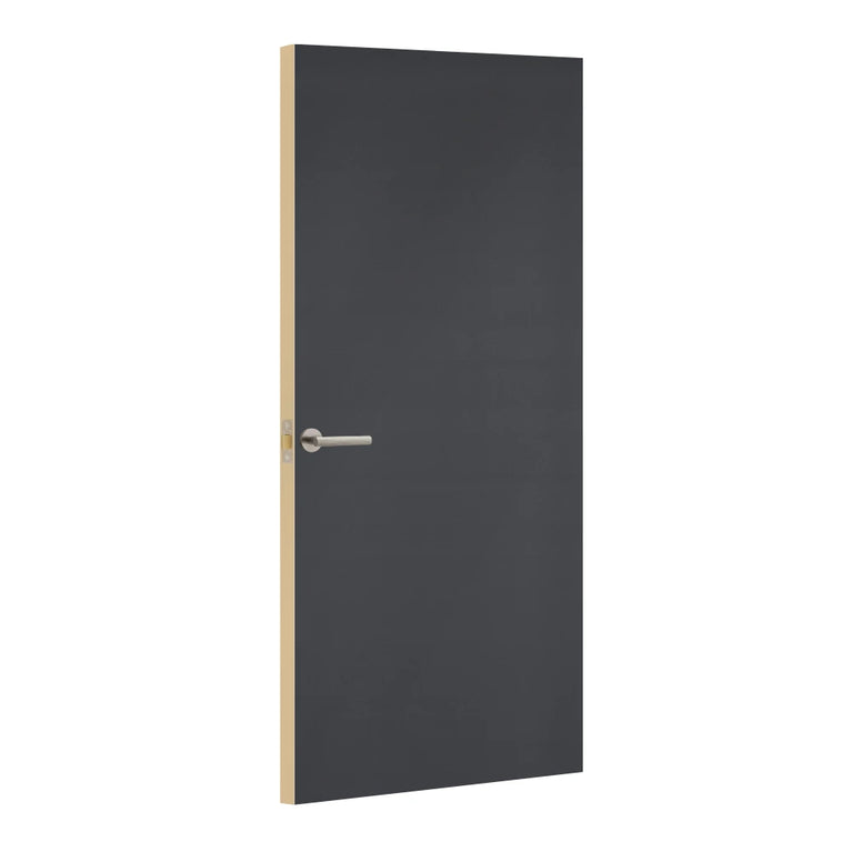 Radon Formica laminate door, angled view with light edge lippings