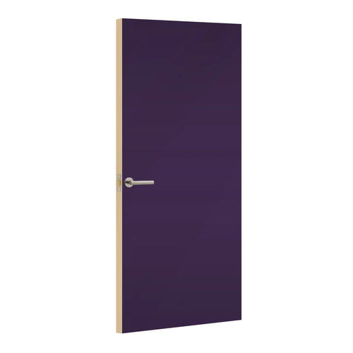 Cassis Formica laminate door, angled view with light edge lippings