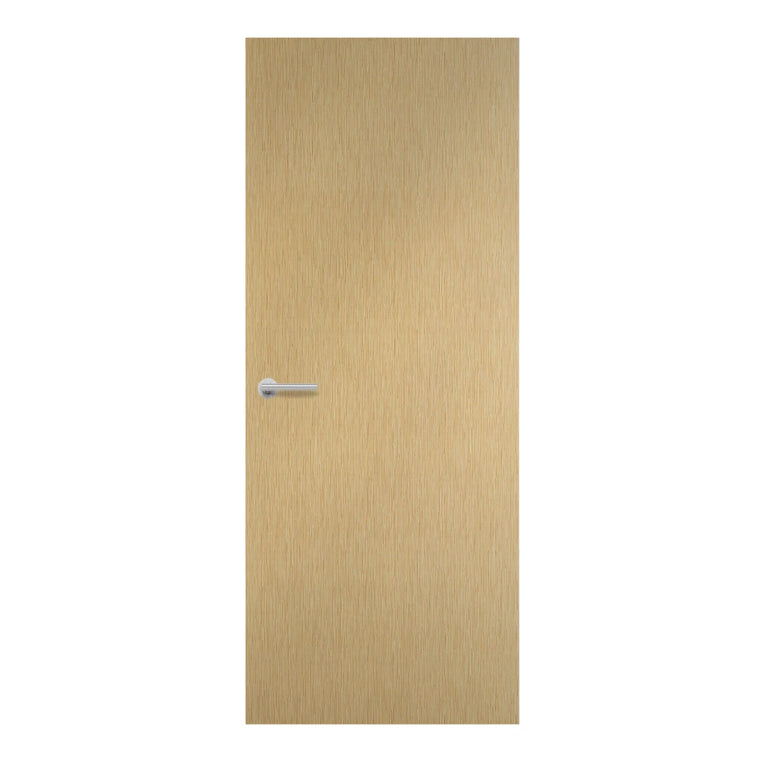 Natural Cane Formica laminate door in light, natural finish, front view