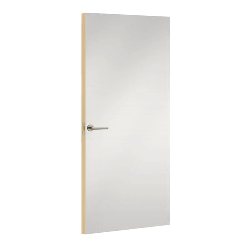Surf Formica laminate door, angled view with light edge lippings