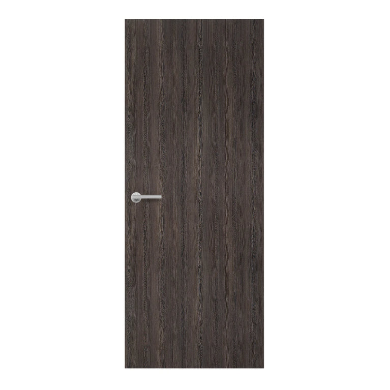 Classic Wenge Formica laminate door in deep espresso-brown woodgrain, front view