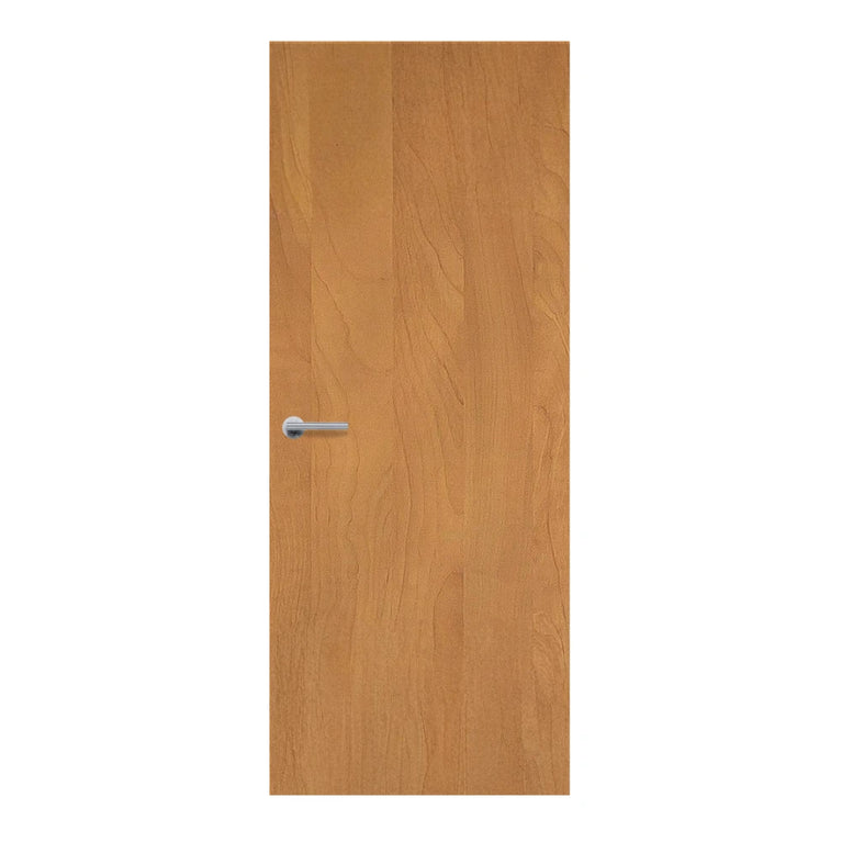 Pommier de Honfleur laminate door in natural applewood effect, front view
